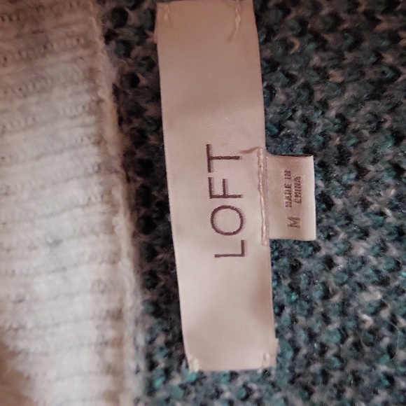 LOFT Black and White Knit Sweater - Picture 4 of 5